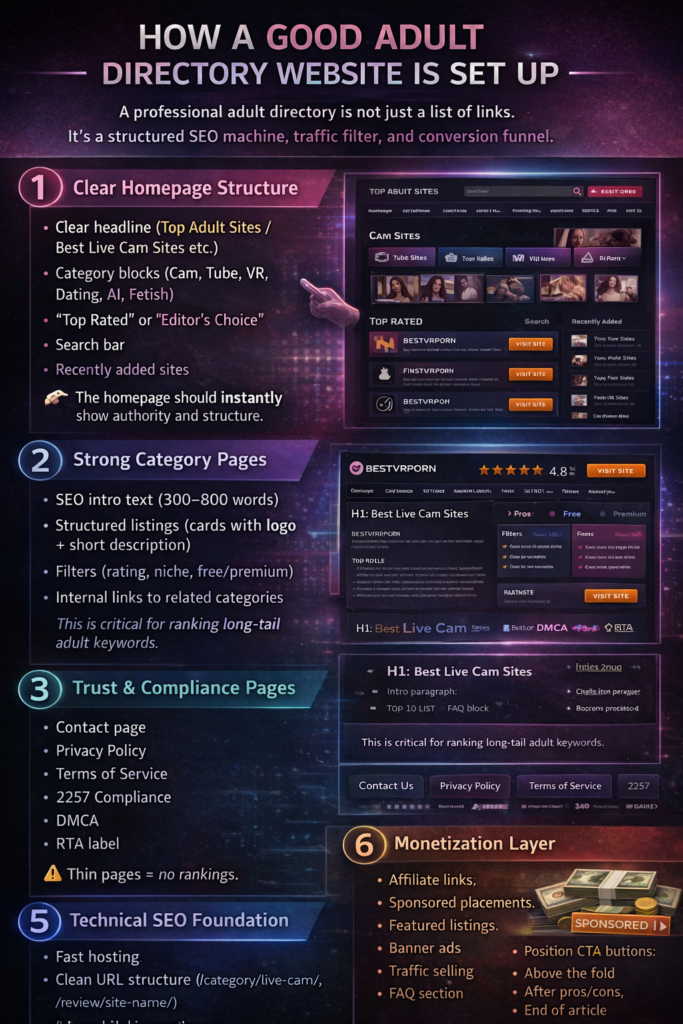 How a Good Adult Directory Website is Set Up How a Good Adult Directory Website is Set Up